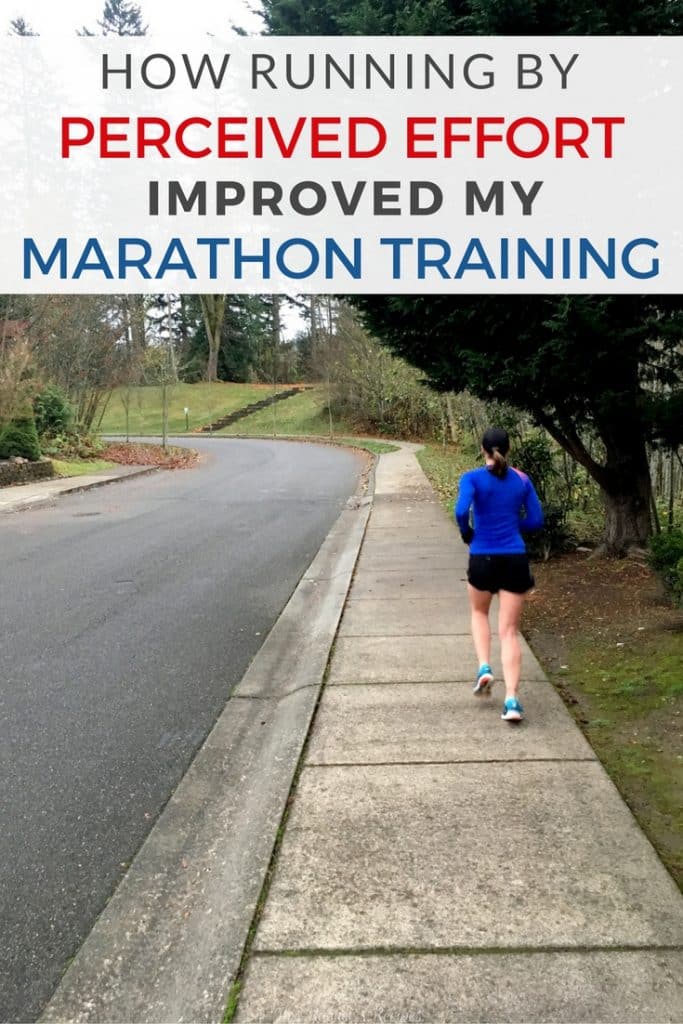 How Running By Perceived Effort Improved by My Marathon Training