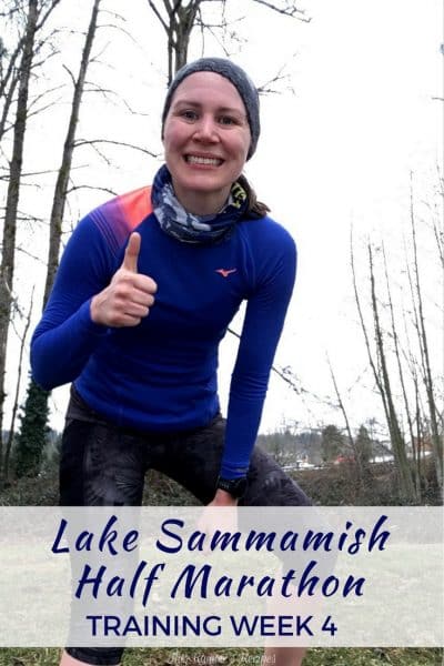 Lake Sammamish Half Marathon Training Week 4