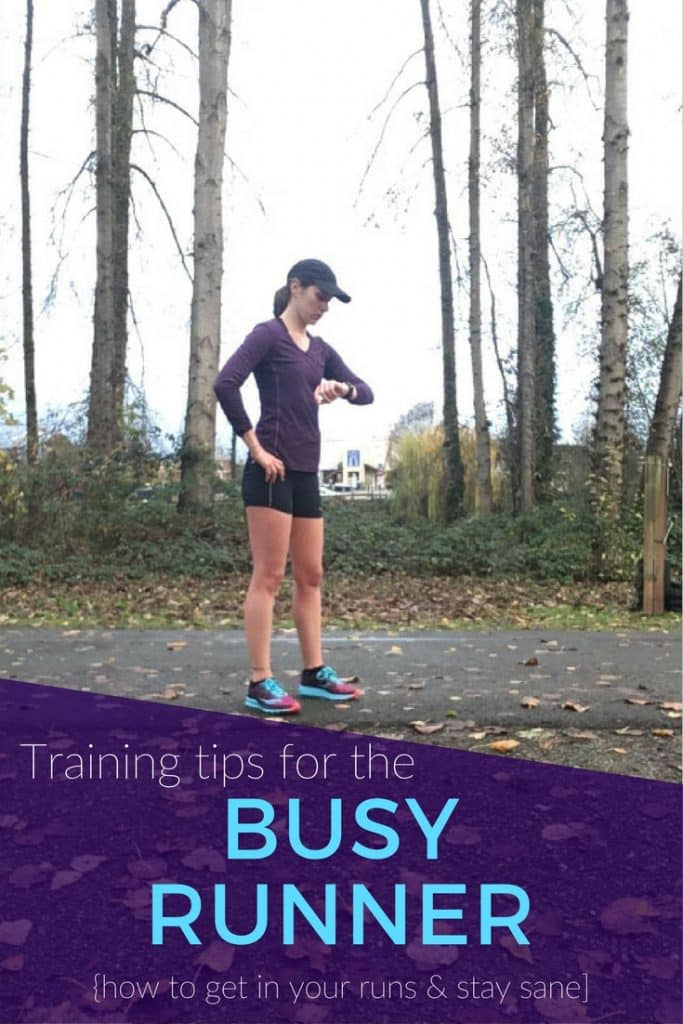 Training tips for the busy runner
