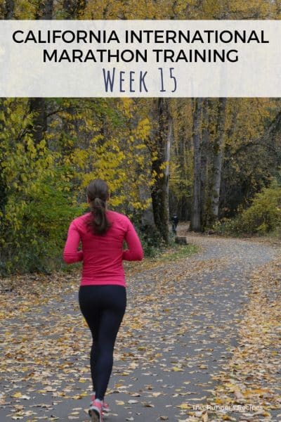CIM Training Week 15