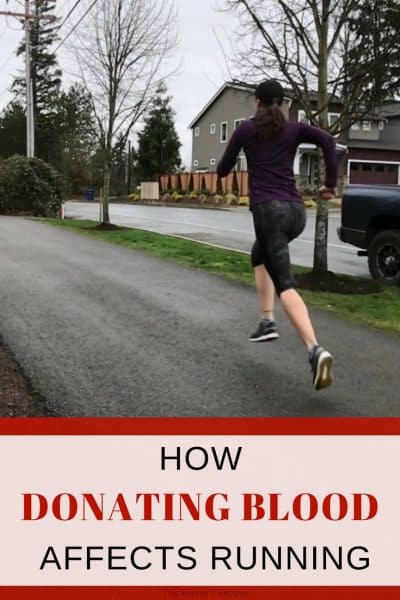 How Donating Blood Affects Running