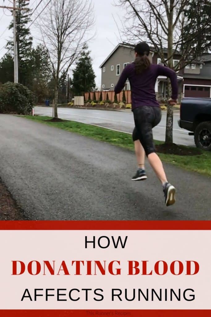 How Donating Blood Affects Running