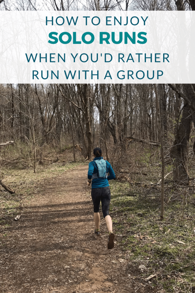 How to Enjoy Solo Runs