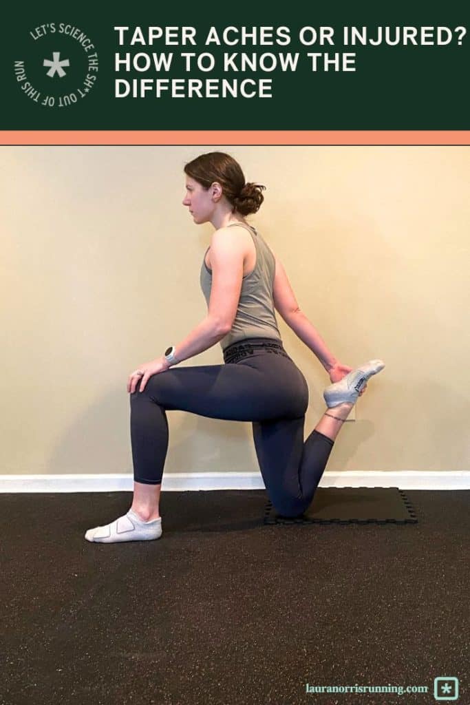 Got aches and pains while tapering for a race? Learn how to deal with them in this article!