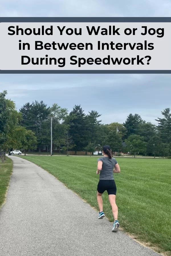 How to Recover between Intervals during Speedwork
